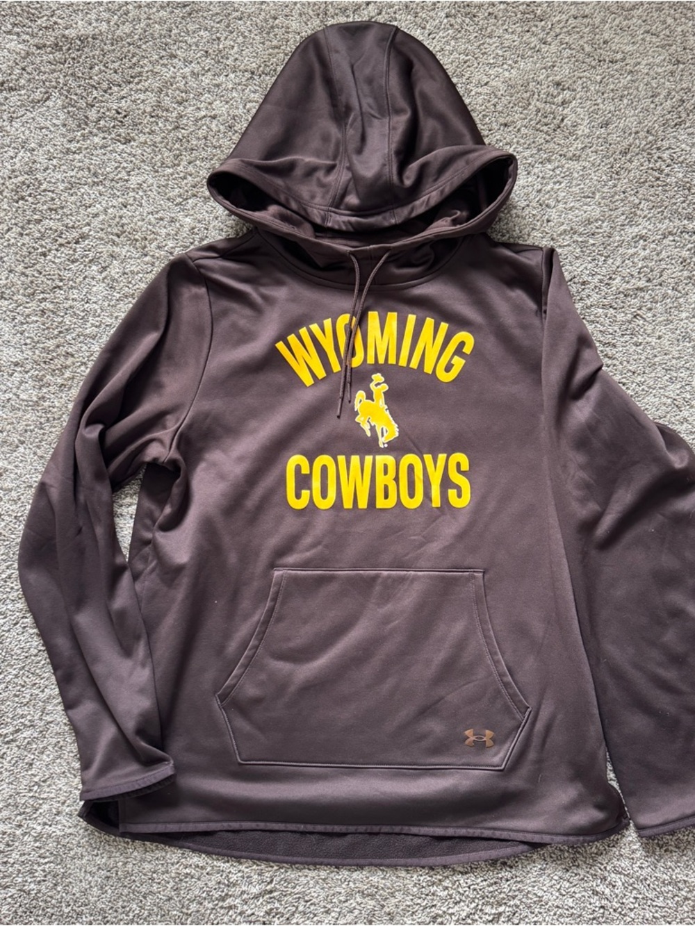 Under Armour Wyoming Cowboys Brown Hoodie